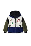 Kurtki i płaszcze dla chłopców - Desigual Boy's Blue Padded_Play 5025 Space, 11/12 - miniaturka - grafika 1
