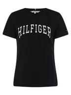 Koszulki i topy damskie - Tommy Hilfiger - T-shirt damski, niebieski - miniaturka - grafika 1