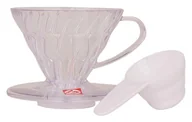 Zaparzacze i kawiarki - Hario Plastikowy Drip V60-01 - CLEAR - miniaturka - grafika 1