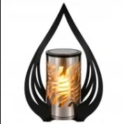 ZNICZ SOLARNY LED METALOWY CALODOBOWY 40CM DUZY RAKIETA LAMPION