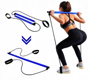 Drążek do ćwiczeń Gumy Oporowe Pilates Joga Fit - Gumy, taśmy, ekspandery - miniaturka - grafika 1