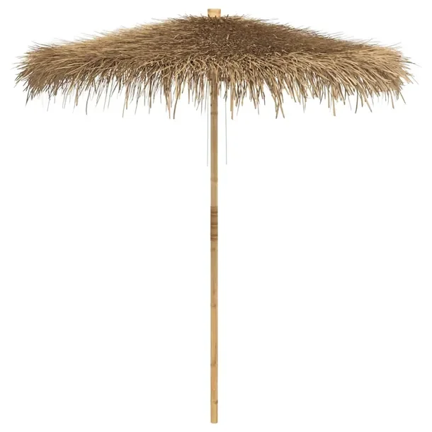 Parasol Tiki z baldachimem z liści bananowca, 240 cm, bambus