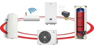Galmet Pompa ciepła powietrzna split Prima S 6GT - 6,2 kW, 1 fazowa, 230 V hybrydowy system grzewczy R32 G200 B60 - Smart Home Sinum Lite - Pompy ciepła - miniaturka - grafika 1