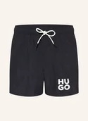 Spodenki damskie - Hugo Szorty Kąpielowe Paolo schwarz - miniaturka - grafika 1