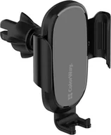 Ładowarki samochodowe - ColorWay Air Vent Car Wireless Charger, 15W CW-CHAW038Q-BK one size - miniaturka - grafika 1