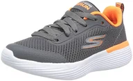 Sneakersy damskie - Skechers Go Run 400 V2 sneakersy chłopięce, Charcoal Orange Textile Trim, 33.5 EU - miniaturka - grafika 1