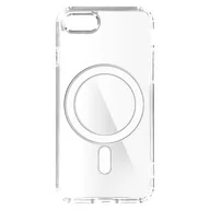 Etui i futerały do telefonów - Etui Magsafe Na Iphone 8 Bi-Materiał Wzmocnione Rogi Swissten Clear - miniaturka - grafika 1