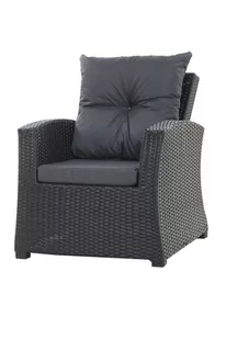 Poduszki na fotel ogrodowy, 52x56x7cm+ 50x56cm., antracyt - Poduszki ogrodowe - miniaturka - grafika 1