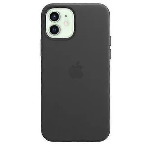 Skórzane etui na telefon iPhone 12/12 Pro Skórzane etui z Magsafe Czarny - Etui i futerały do telefonów - miniaturka - grafika 1