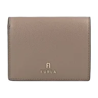 Portfele - Furla Camelia Portfel Skórzany 11 cm beżowy - miniaturka - grafika 1