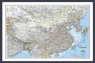 Mały naukowiec - National Geographic, mapa ścienna polityczna Chiny Classic, 1:7 804 000 - miniaturka - grafika 1