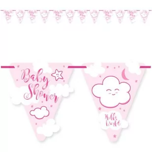 Baby shower Folat Baner flagi Girl", FOLAT, 600 cm FL65368 - Baby shower i roczek - miniaturka - grafika 1