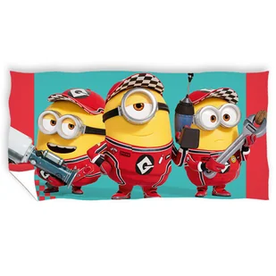 Ręcznik bawełniany 70x140 Minionki team - Okrycia kąpielowe dla dzieci - miniaturka - grafika 1
