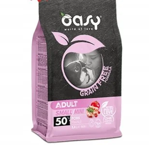 Oasy One Protein Grain Free Mini Wieprzowina 800G - Sucha karma dla psów - miniaturka - grafika 1