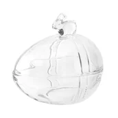 Pojemniki kuchenne - Pojemnik Szklany Jajko Z Zajączkiem 13,5X10X12,5cm (Color Box) - miniaturka - grafika 1