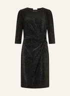 Sukienki - Catnoir Sukienka Z Błyszczącą Przędzą I Rękawami 3/4 schwarz - miniaturka - grafika 1