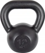 Kettlebell - Kettlebell żeliwny kettle kula hantle Kawmet 12kg - miniaturka - grafika 1