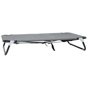 Legowiska dla psów - vidaXL Składane Legowisko dla Psa Jasnoszary - miniaturka - grafika 1