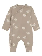 Pajacyki dla niemowląt - Noppies Rampers w kolorze szarobrązowym - miniaturka - grafika 1