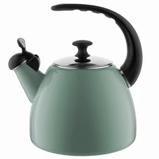 Czajnik Emaliowany Aperto Oliwkowy Indukcja 2,2L - Czajniki na gaz - miniaturka - grafika 1