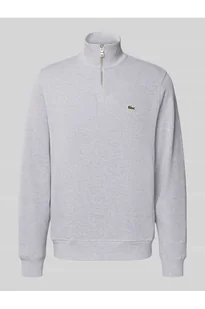 Bluza z kołnierzem o kroju regular fit z czystej bawełny - Lacoste - Bluzy męskie - miniaturka - grafika 1