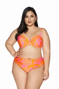 Strój kąpielowy góra biustonosz full cup 214 różowy pomarańczowy w liście 90C - Stroje kąpielowe Strój kąpielowy góra biustonosz full cup 214 różowy pomarańczowy w liście 90C - Stroje kąpielowe - miniaturka - grafika 1