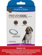 Artykuły przeciw pasożytom - FRANCODEX Obroża na kleszcze PREVENDOG 60cm małe i średnie psy - miniaturka - grafika 1