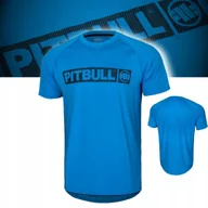Koszulki męskie - Pitbull West Coast T-shirt Koszulka Męska Sportowa Hilltop Niebieska XXL - miniaturka - grafika 1