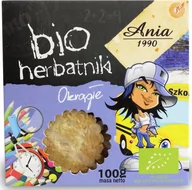 Zdrowa żywność - Bio Ania HERBATNIKI OKRĄGŁE BIO 100 g - miniaturka - grafika 1