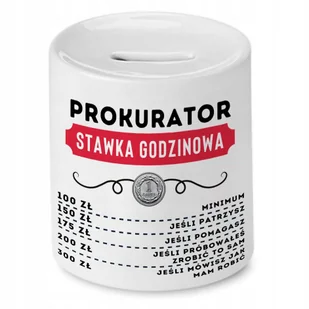 Dla Prokuratora Skarbonka na Urodziny na Prezent z Nadrukiem ze Zdjęciem + Opakowanie na prezent (wzór 03) - Skarbonki - miniaturka - grafika 1