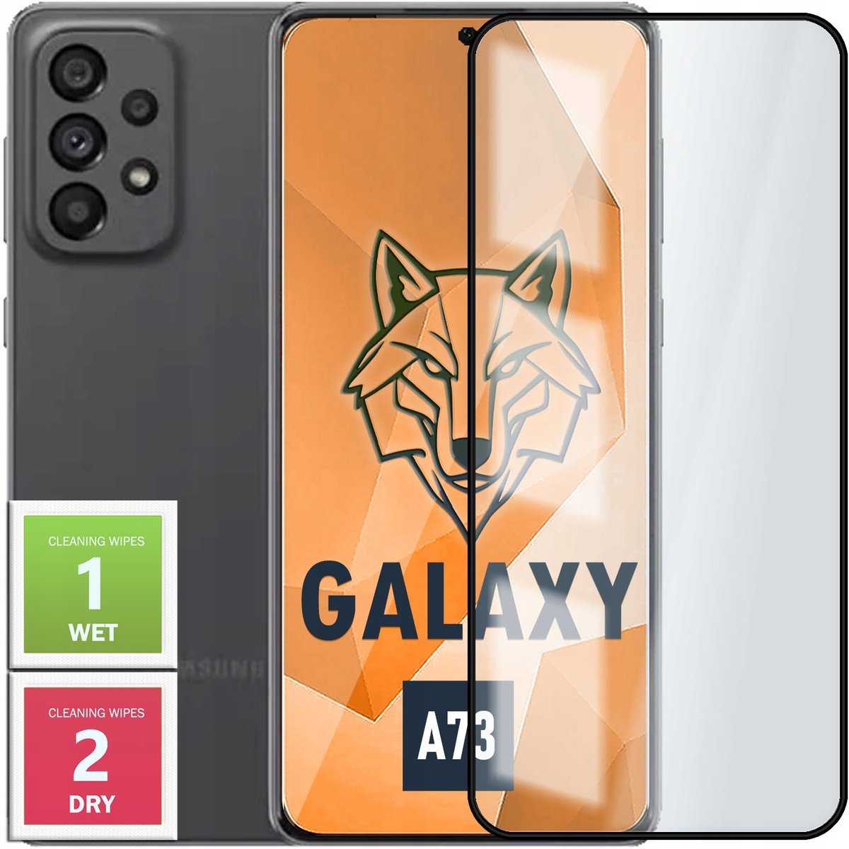 SZKŁO HARTOWANE DO SAMSUNG GALAXY A73 5G PEŁNE NA CAŁY EKRAN SZKIEŁKO 5D 9H
