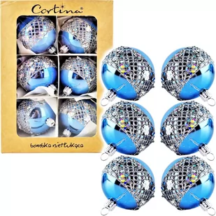 BOMBKA NIETŁUKĄCA 6CM ZESTAW 6 SZTUK BOMBKI - Bombki - miniaturka - grafika 1