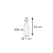 Shakery i bidony sportowe - Tescoma butelka z klipsem DELLA CASA 500 ml 12 sztuk - miniaturka - grafika 1