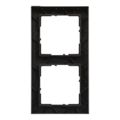 Klawisze i ramki - Ramka - 2x, CZERŃ WZORZYSTA SUNO - miniaturka - grafika 1