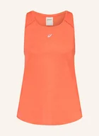 Koszulki i topy damskie - Asics Top Do Biegania Road orange - miniaturka - grafika 1