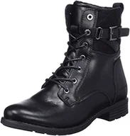 Botki damskie - Tom Tailor Damskie sztyblety 4293304, czarne, 40 UE - miniaturka - grafika 1