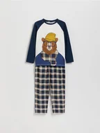 Skarpetki dla dzieci - Reserved - Bawełniana piżama - granatowy - miniaturka - grafika 1