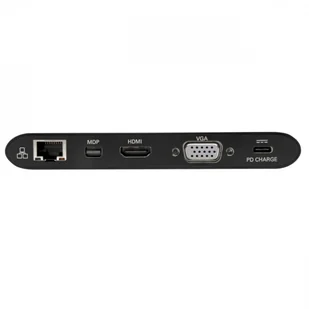 Stacja dokująca USB-C, podwójny wyświetlacz 4K HDMI/mDP, VGA, USB 3.2 Gen 1, koncentrator USB-A/C, GbE, karta pamięci, ładowanie PD 100 W - Stacje dokujące do telefonów - miniaturka - grafika 3