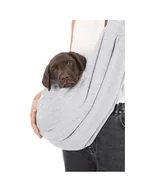 Sprzęt podróżny i transportery dla psów - Trixie Nosidło - torba dla psa 22 × 20 × 60 cm szare/miętowe do 5kg - miniaturka - grafika 1