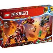 Klocki - Lego NINJAGO Lawowy smok zmieniający się w falę ognia 71793 - miniaturka - grafika 1