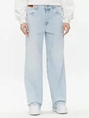 Spodnie damskie - Replay Jeansy WA517.000.77365C Niebieski Relaxed Fit - miniaturka - grafika 1