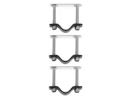 Wieszaki na rower - Basil, Zestaw mocowania do skrzynek i koszy ratanowych, Crwate Mounting Set RVS, srebrny - miniaturka - grafika 1