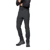 Spodnie sportowe męskie - Męskie spodnie softshellowe Jack Wolfskin ZIEGSPITZ PANTS M phantom - 46 - miniaturka - grafika 1
