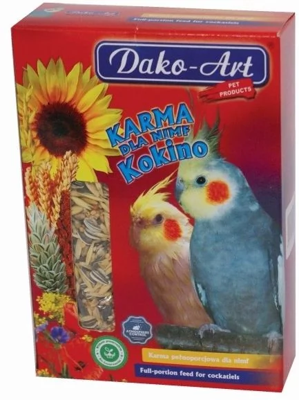 Dako-Art Kokino 1kg D/Śr.I D.Papugi 121 Karma Karton