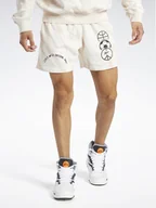 Spodenki męskie - Reebok Szorty sportowe Classics Block Party Shorts HT8180 Biały - miniaturka - grafika 1