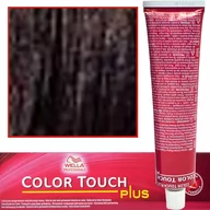 Farby do włosów i szampony koloryzujące - Wella Color Touch Plus Intensywny Krem Tonujacy 44/07 Naturalnie brązowy średni brąz 60ml - miniaturka - grafika 1