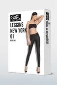 Legginsy - LEGGINSY GATTA NEW YORK WZ 01 (kolor czarny, rozmiar L) - miniaturka - grafika 1