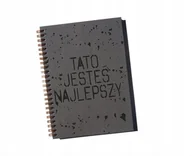 Notesy i bloczki - Tato jesteś najlepszy, notatnik na Dzień Ojca, dla Taty, Sowia Aleja - miniaturka - grafika 1
