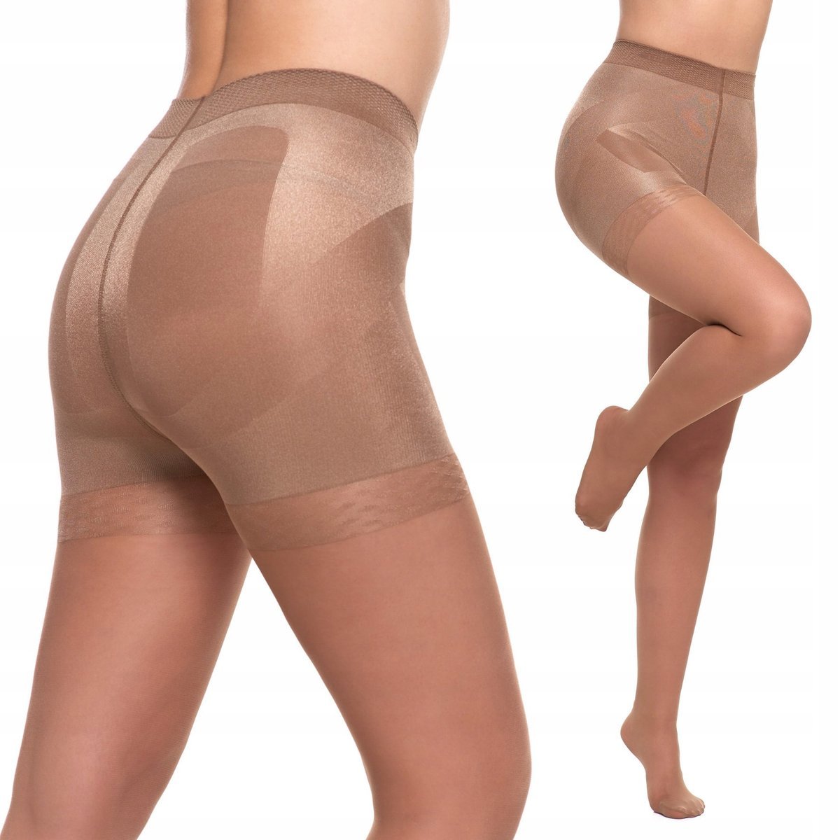 Rajstopy damskie 20 DEN gładkie 5 par