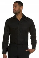 Koszule męskie - Jp 1880 Koszula Męska Czarna Klasyczna 4Xl J2A - miniaturka - grafika 1